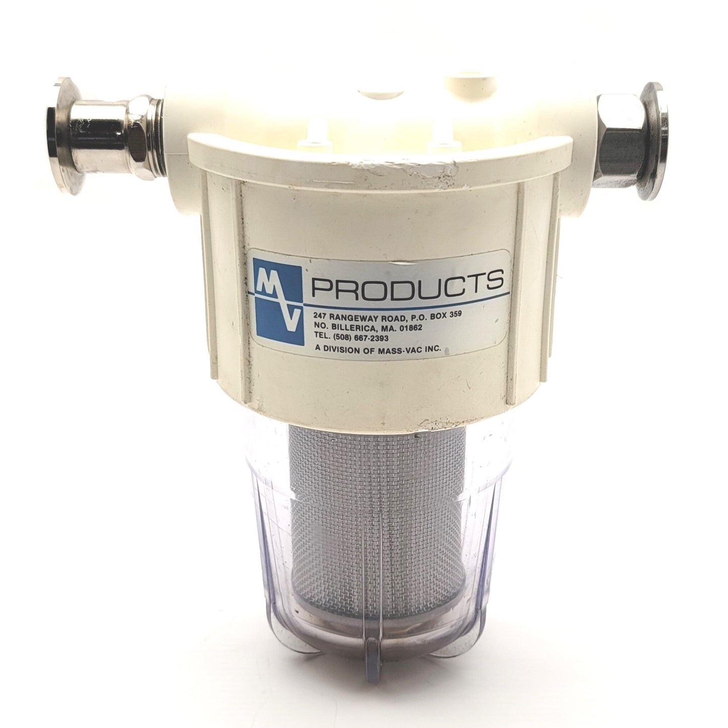 Used Mass Vac VISI-MIST Oil Mist Eliminator For Vacuum Pumps NW/KF/QF25
