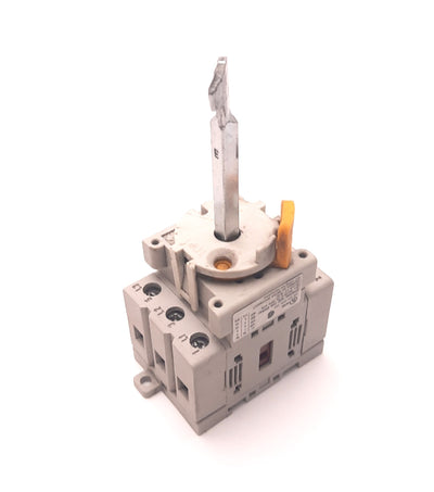 Used Allen Bradley 194E-A25-1753 B Disconnect Switch 25A 3-Pole 600v AC, 2-3/8" Shaft