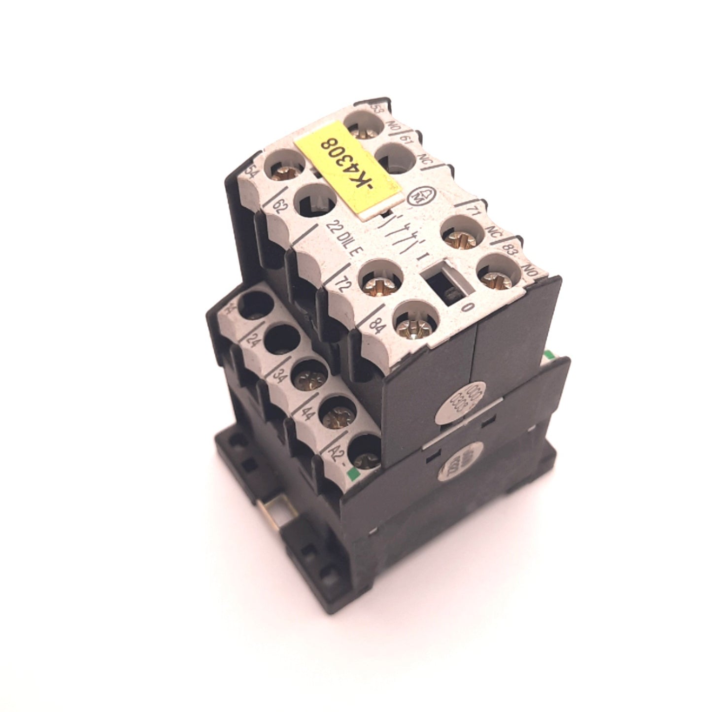 Used Moeller DILER-40-G Contactor W/ 22 Dil-E Mini-Contact, 4PST-N.O. 24v DC Coil