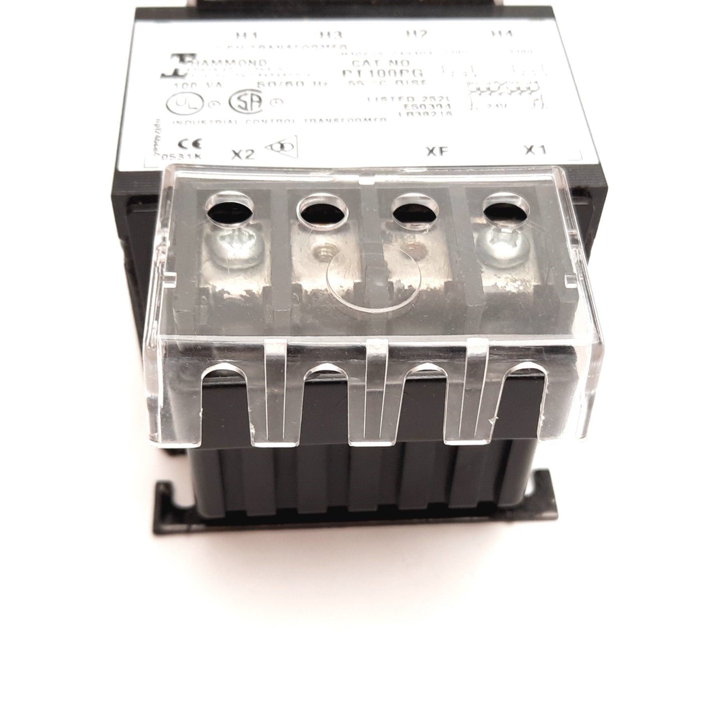 Used Hammond PT100PG Transformer, Primary: 120/240V, Secondary: 24V, 100VA 50/60Hz