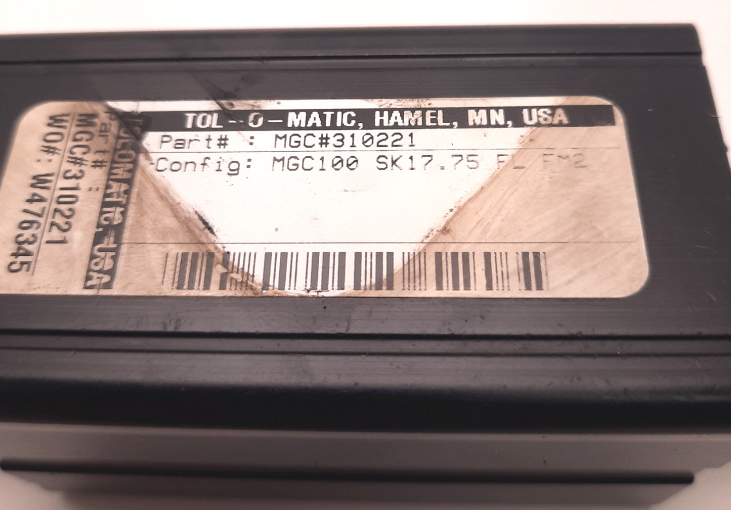 Used Tolomatic MGC100-SK17.75-FL-FM2 Magnetic Rodless Cylinder 1" Bore, 17.75" Stroke