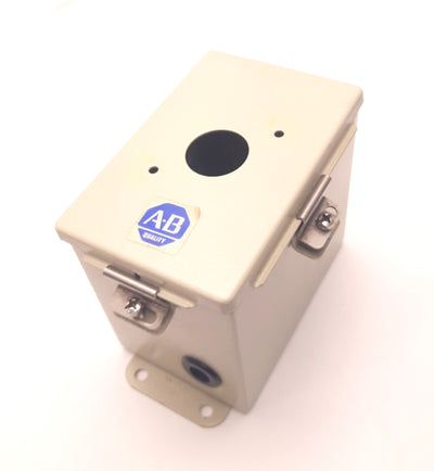 Used Allen Bradley 194E-FA Steel Electrical Enclosure 5-1/2" x 5-3/4" x 2-3/4"