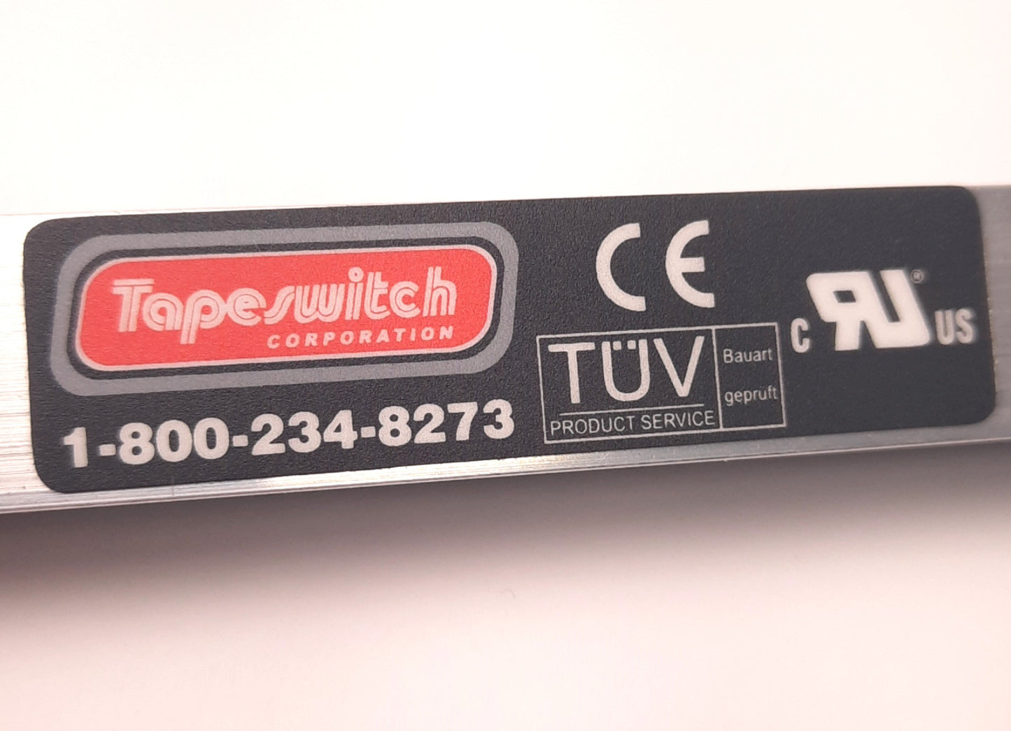 Used Tapeswitch TS-6 Mini-Edge Sensing Edge 21.5" x 0.7" x 0.63" 28v AC/DC 1 Amp, 20N