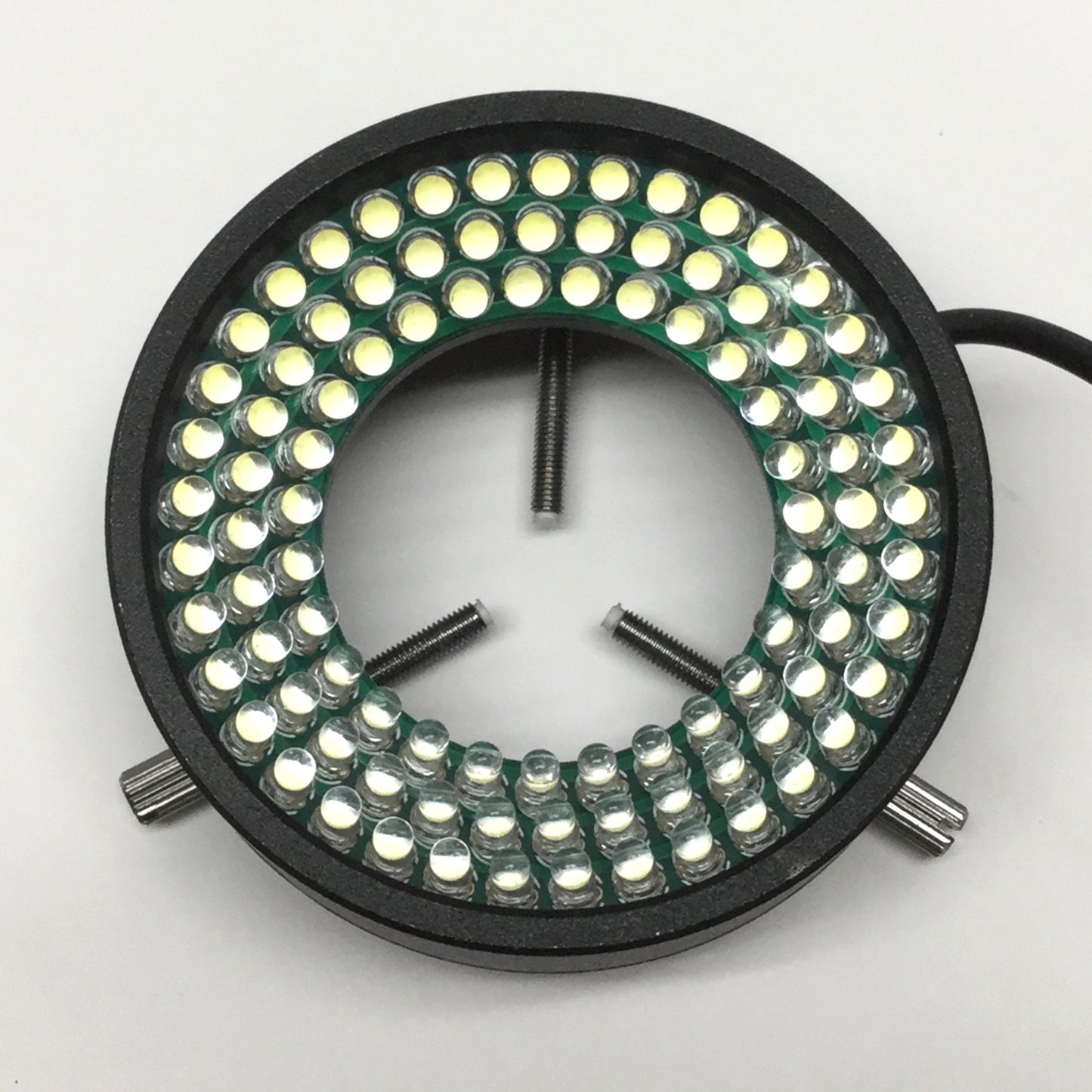 Used AmScope LED-96S H800 Microscope Ring Light, 96 LED, 6400K, Ø50mm Mount, 12VDC