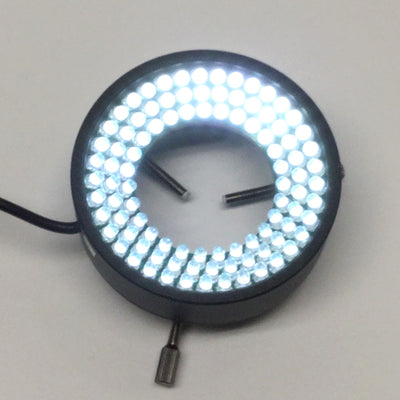 Used AmScope LED-96S H800 Microscope Ring Light, 96 LED, 6400K, Ø50mm Mount, 12VDC