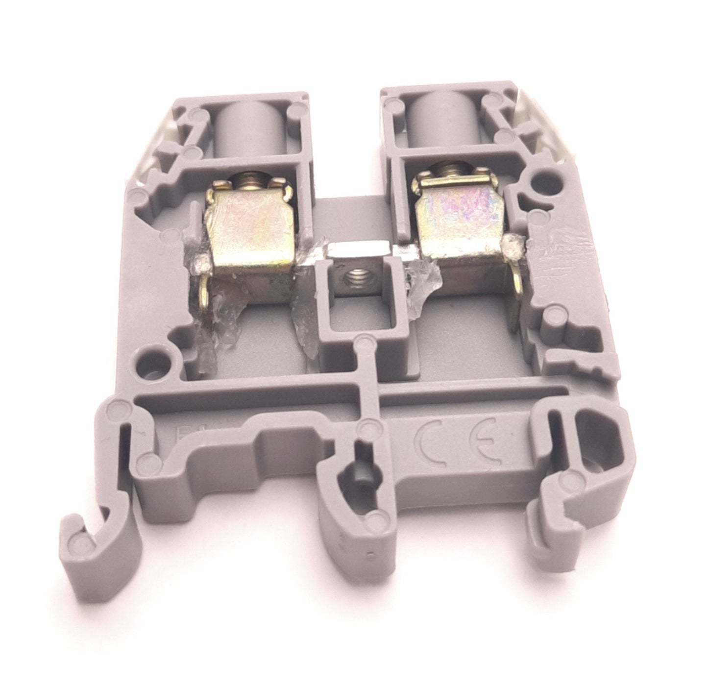 Used Lot of 25 Entrelec 5118 VDE M6/8 Terminal Block 50A @ 600v, 8mm Spacing