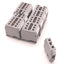 Used Lot of 25 Entrelec 5118 VDE M6/8 Terminal Block 50A @ 600v, 8mm Spacing