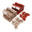 Used Lot of 20 Weidmuller WDU 4 W-Series Feed-Through Screw Terminal Blocks, 800V 24A