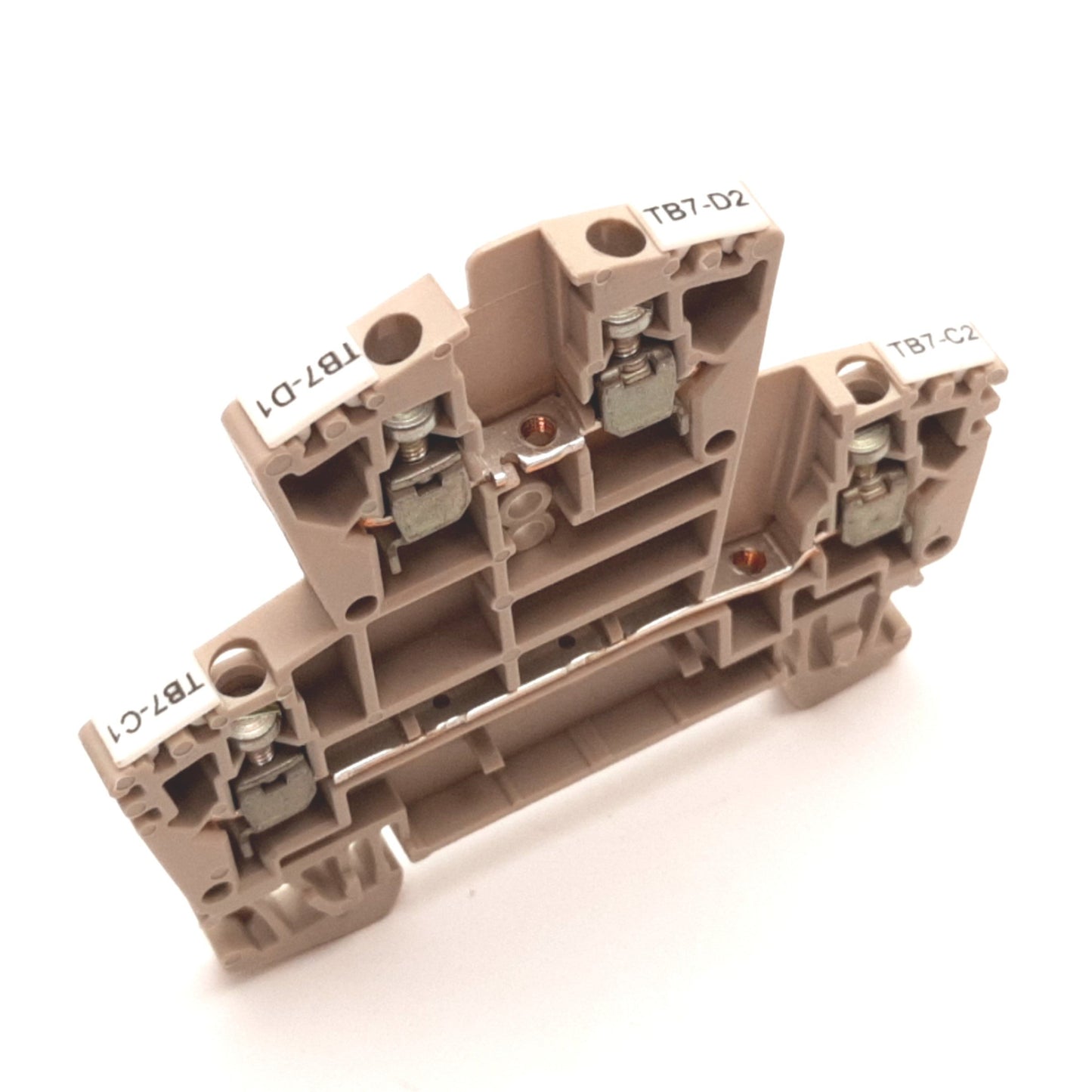 Used Lot of 20 Weidmuller WDK 2.5V Terminal Block, 2-Tier, Rating: 400V 24A, DIN Rail