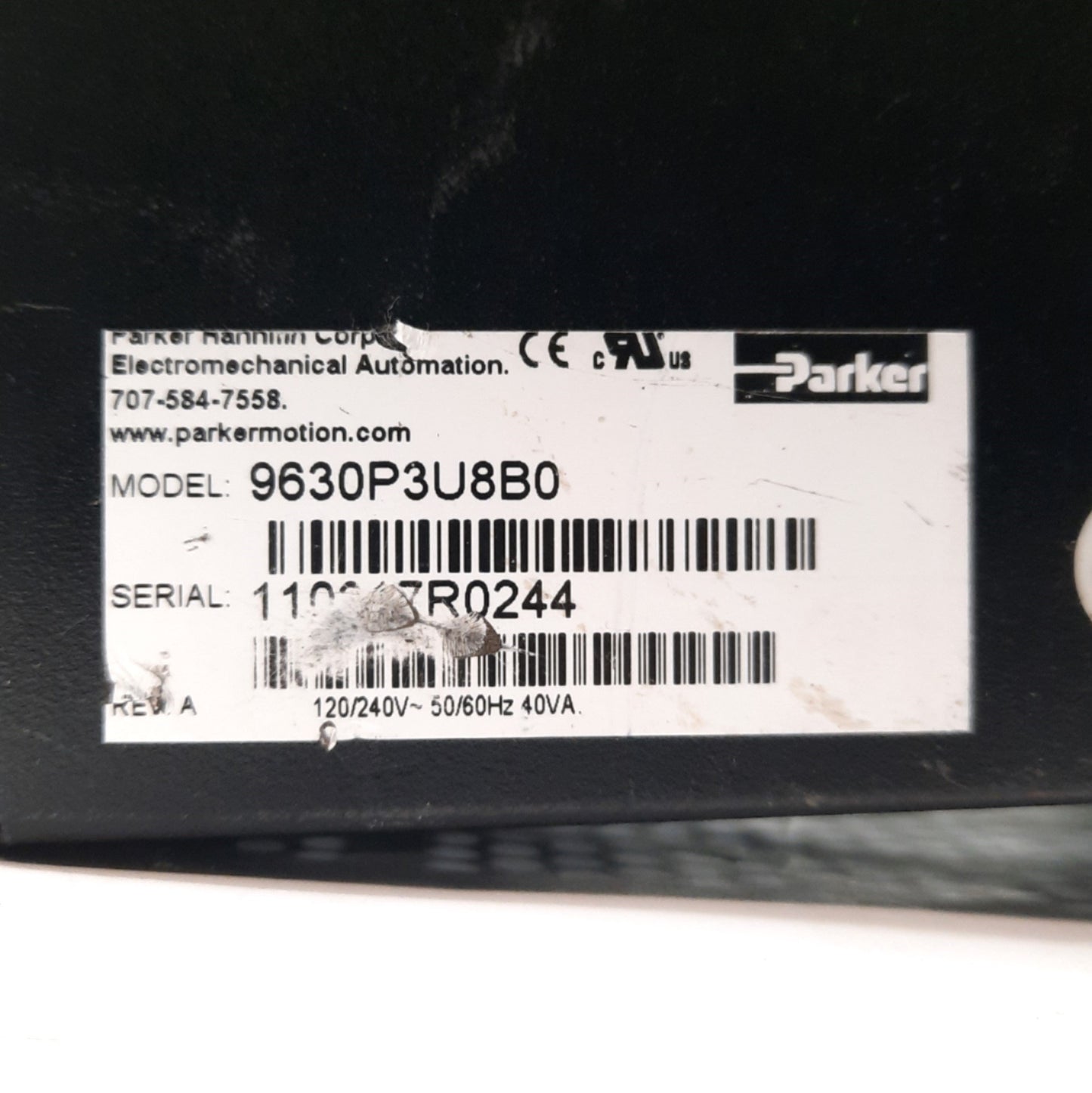 Used Parker 9630P3U8B0 ACR9000 Servo/Stepper Controller 8-Axis 10 Encoder 120/240VAC