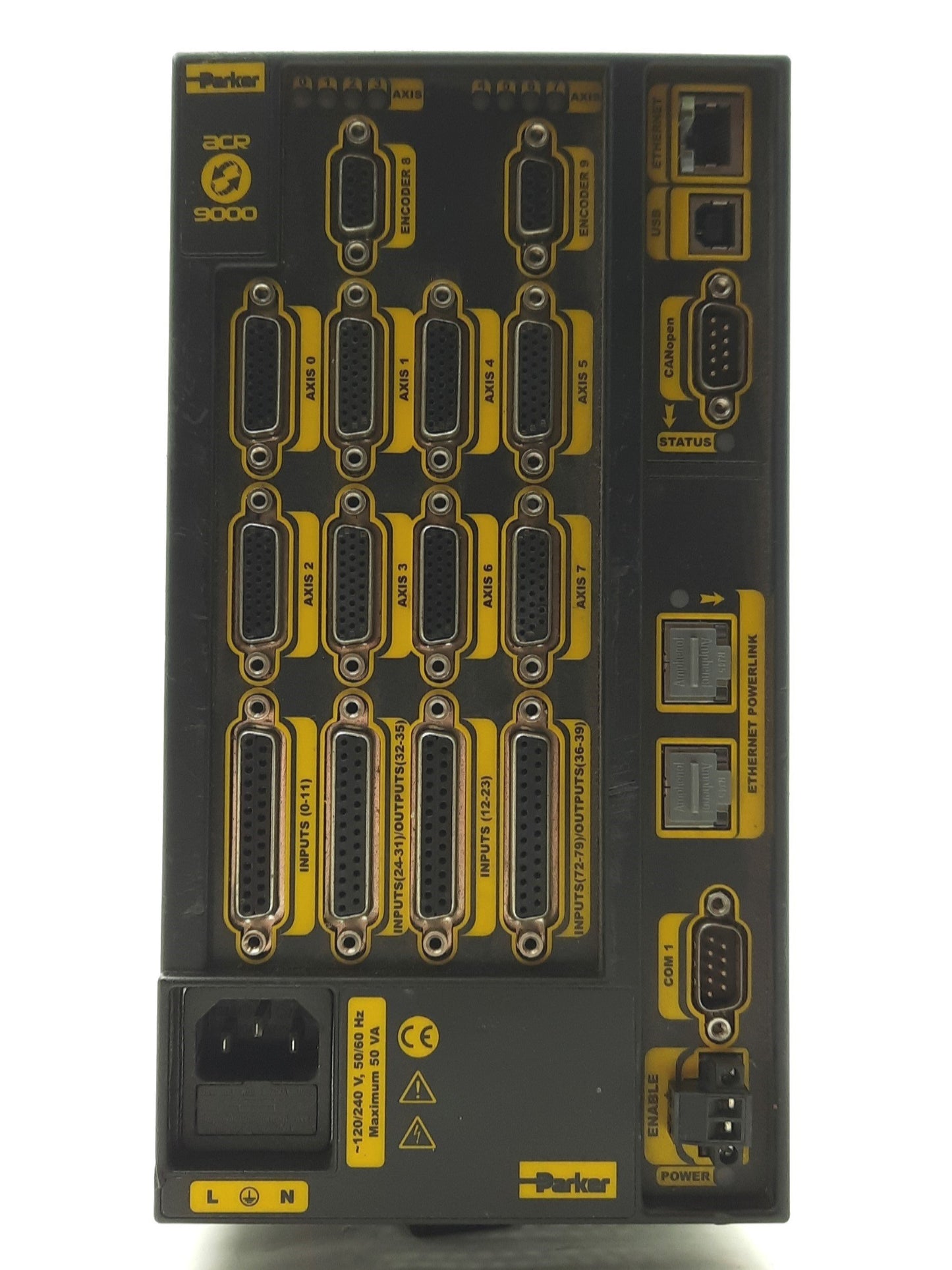 Used Parker 9630P3U8B0 ACR9000 Servo/Stepper Controller 8-Axis 10 Encoder 120/240VAC