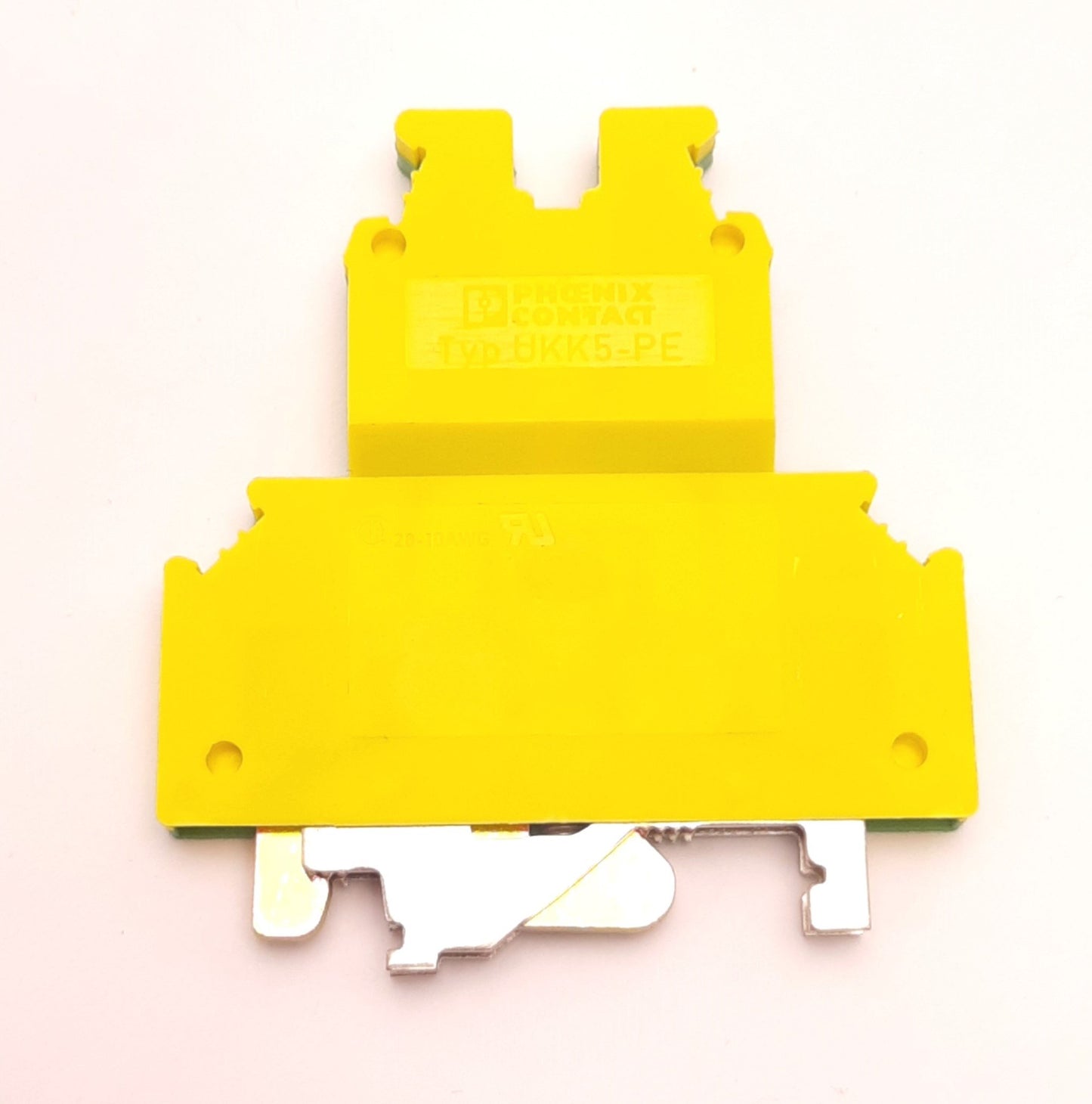 Used Lot of 16 Phoenix Contact UKK5-PE Ground Modular Terminal Block, 6kV, 6.2mm