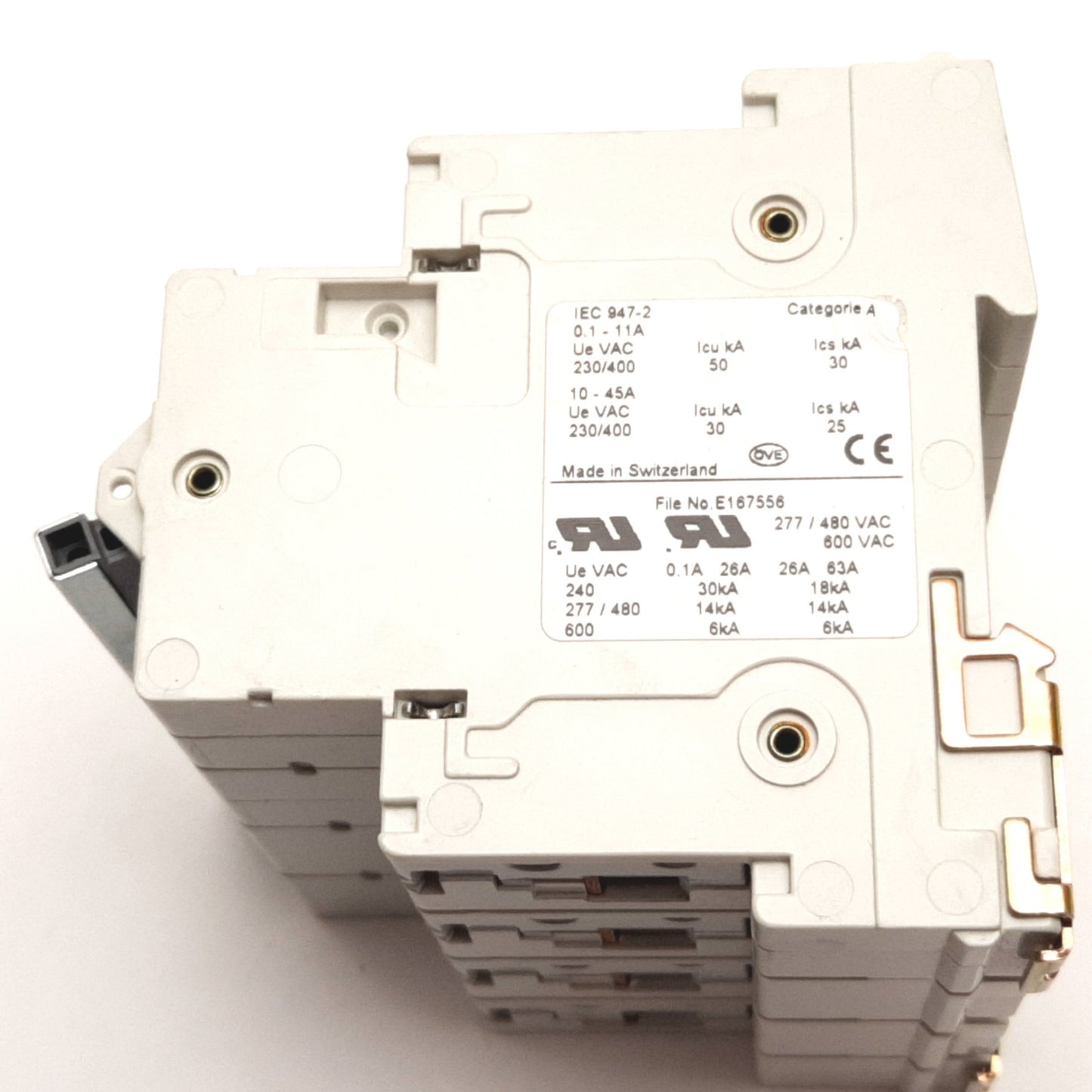 Used ABB S503-K32 Circuit Breaker, 3-Pole, Rating: 23A-32A, W/ AL Shunt Trip 24VAC/DC