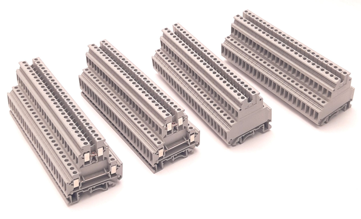 Used Lot of 100 Phoenix Contact UKK5 Double-Level Terminal Blocks 300V 25A 28-10 AWG