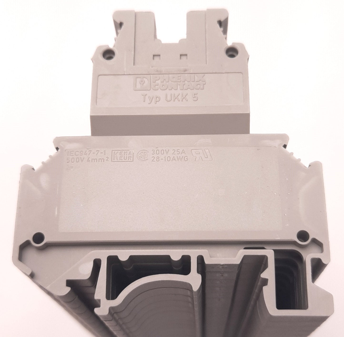Used Lot of 100 Phoenix Contact UKK5 Double-Level Terminal Blocks 300V 25A 28-10 AWG