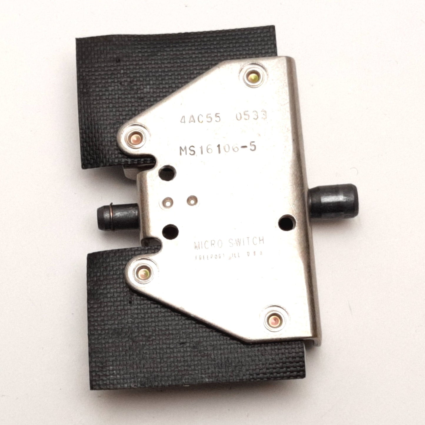 Used Micro Switch MS16106-5 Safety Interlock Switch, NC/NO DPDT, 10A, 125VAC 250VDC