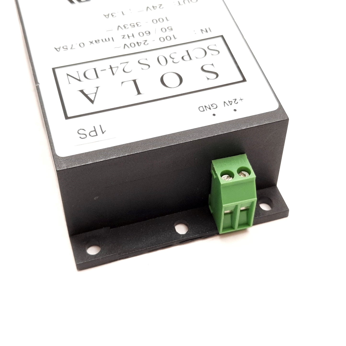 Used Sola SCP30 S 24-DN Power Supply, Input 100-240VAC 100-353VDC, Output 24VDC 1.3A
