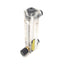 Used King Instrument 75302113C02 Acrylic Tube Flowmeter With Valve 0-1GPM, 1/4"NPT