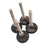 Used Lot of 4 S&W PolyMount Stud Leveling Mount, Thread: 5/8-11, Base: 3" Diameter