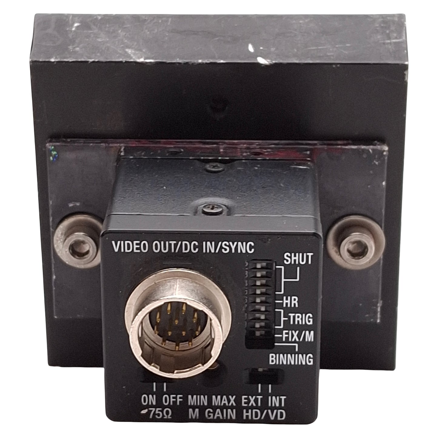 Used Sony XC-HR70 Machine Vision Camera 1024x768@29FPS 1/3" CCD B/W w/Custom Mount