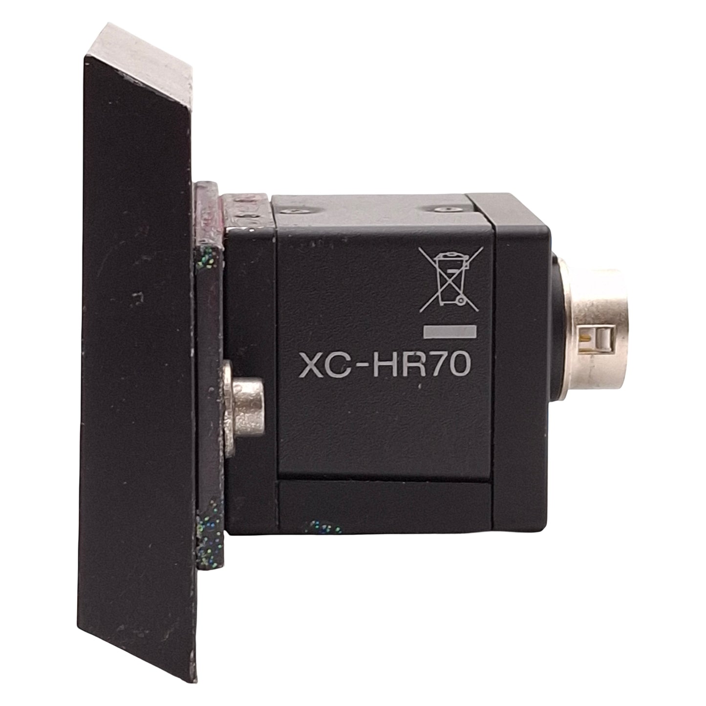 Used Sony XC-HR70 Machine Vision Camera 1024x768@29FPS 1/3" CCD B/W w/Custom Mount