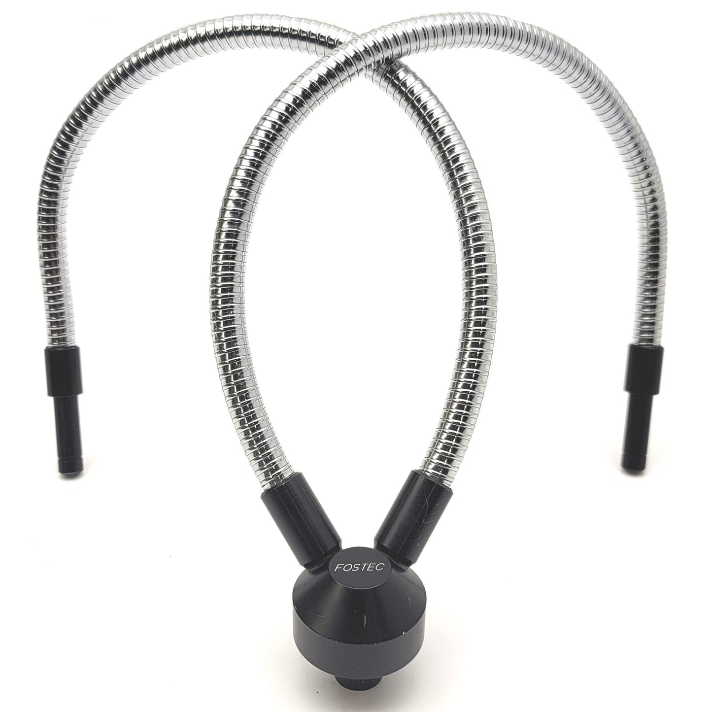 Used FOSTEC SCHOTT A08500 Dual Gooseneck Fiber-Optic Light Guide 18", 0.30" Bundle