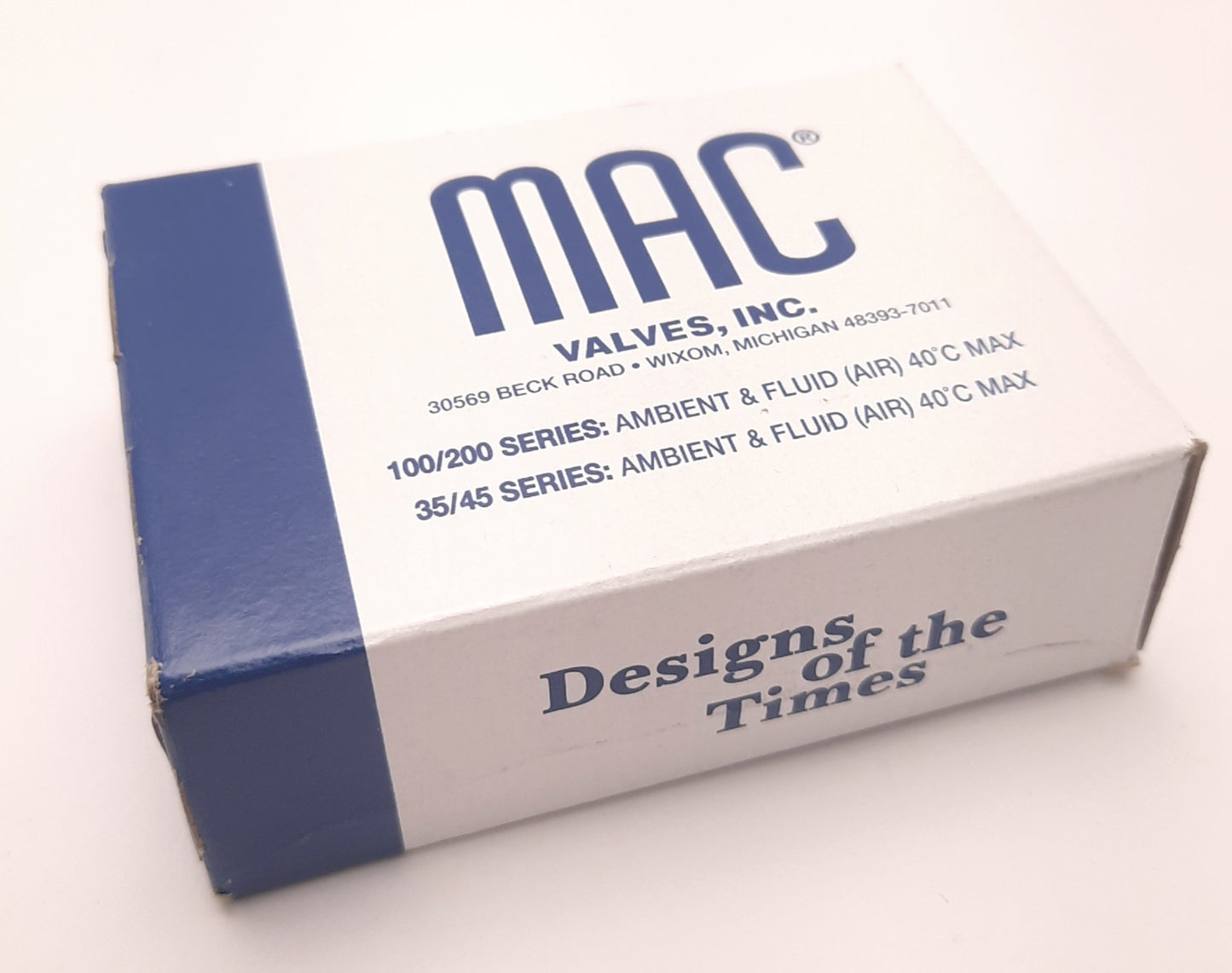 Used Mac Valves 45A-L00-DDAJ-1FN Solenoid Valve 24v DC 5.4W, Non-Locking 3-Pin