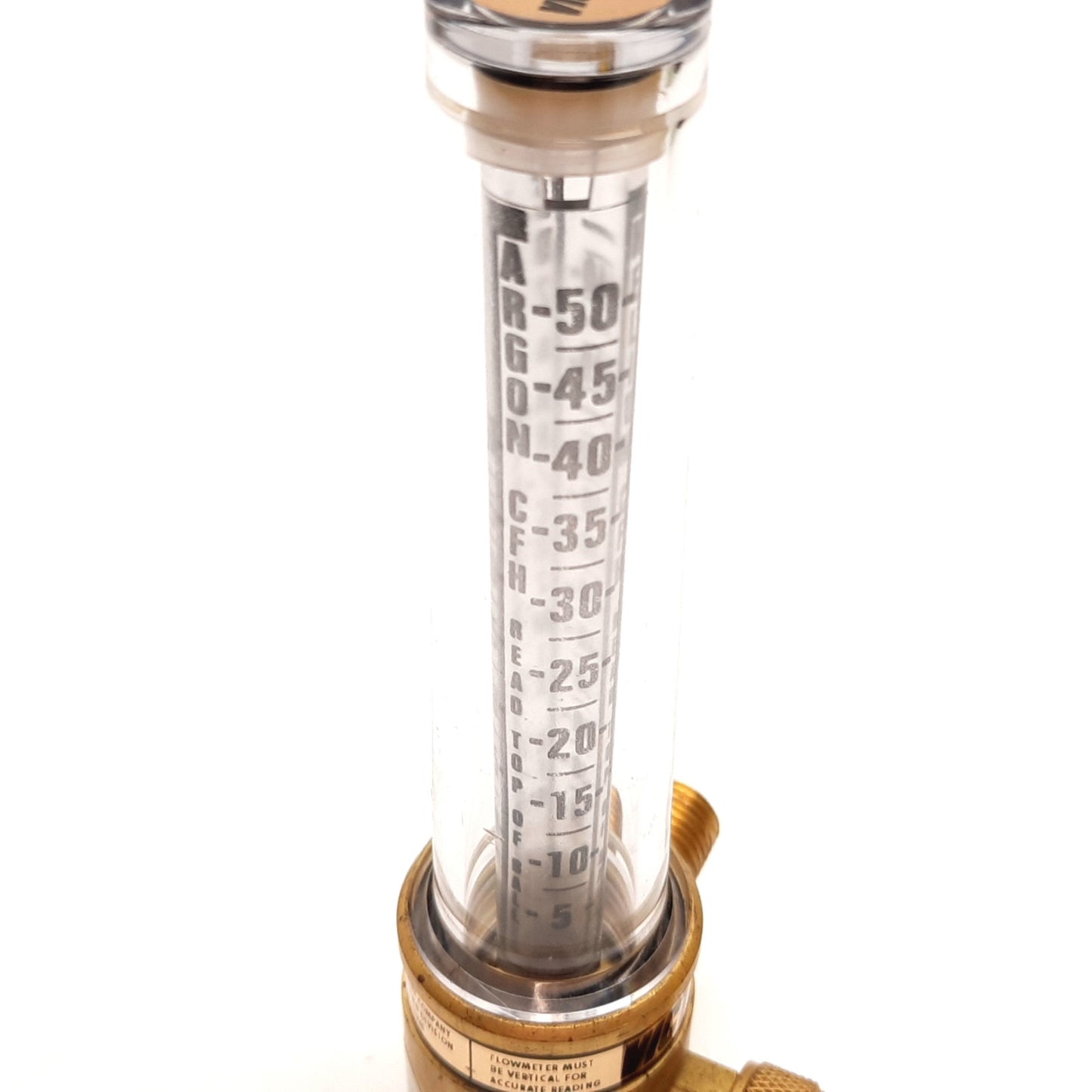 Used Victor FM372 Flowmeter Regulator, Carbon Dioxide, Argon, Helium, 1/4" NPT Inlet