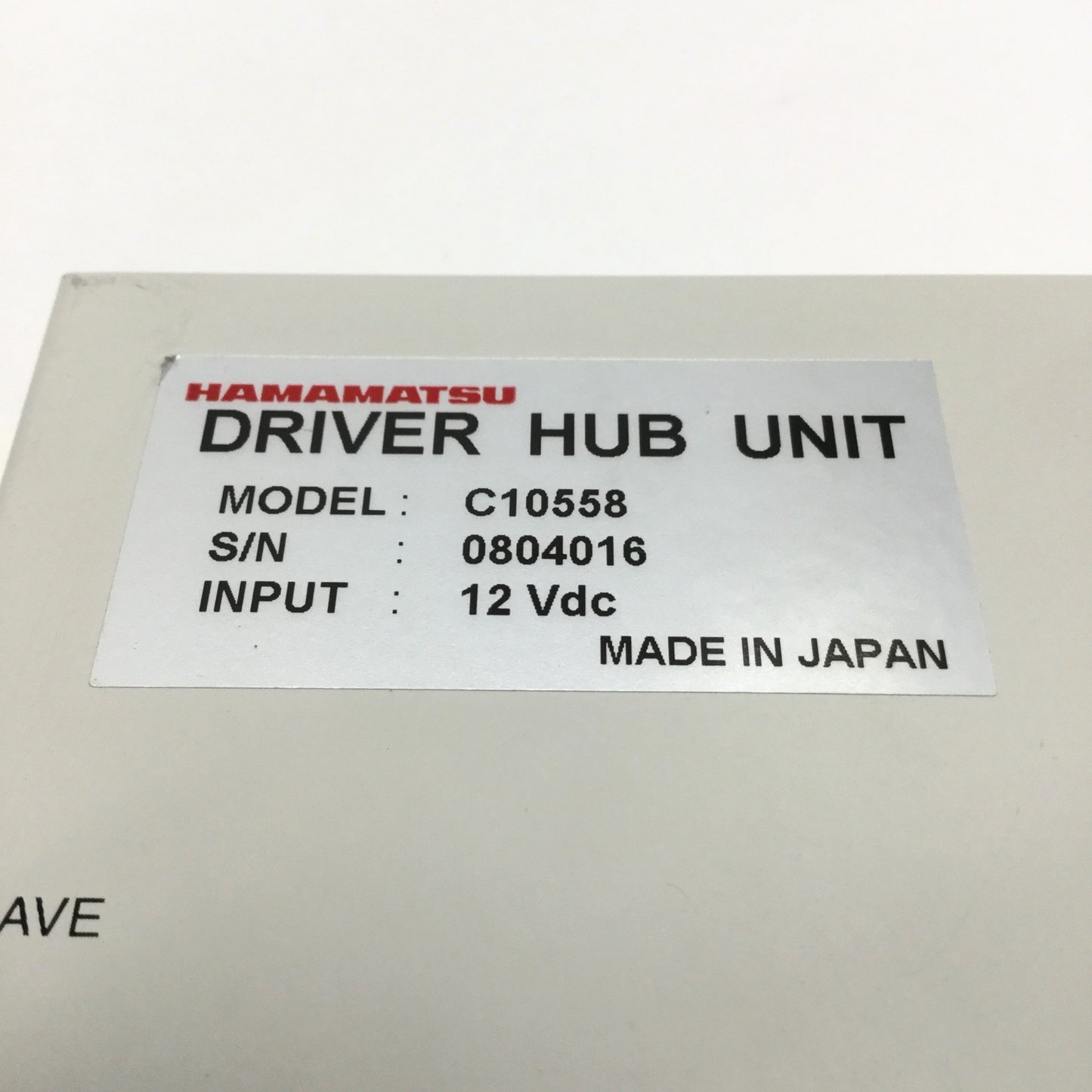Used Hamamatsu LC-L2 C10558 LightningCure UV LED Spot Light Driver Hub 4-Unit 12VDC