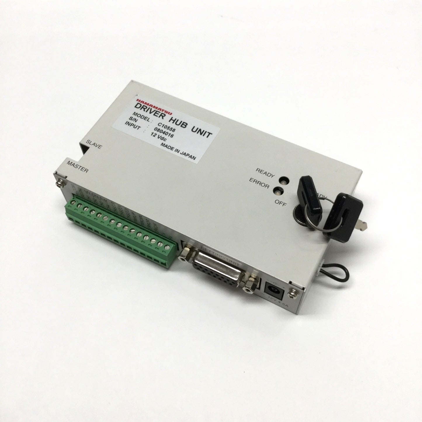 Used Hamamatsu LC-L2 C10558 LightningCure UV LED Spot Light Driver Hub 4-Unit 12VDC