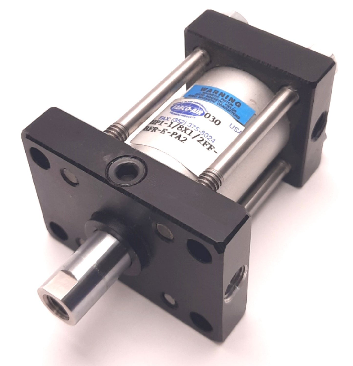 Used Fabco Air HP1-1/8X1/2FF-BFR-E-PA2 Pneumatic Cylinder 1-1/8" Bore, 1/2" Stroke