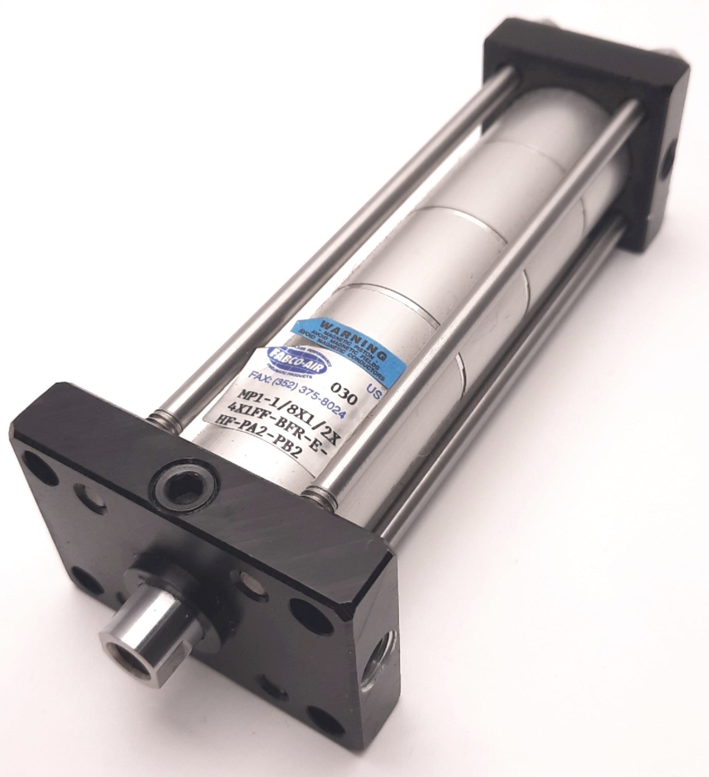 Used Fabco-Air MP1-1/8x1/2x4x1FF-BFR-E-HF-PA2-PB2 Pneumatic Cylinder 1/2" Stroke