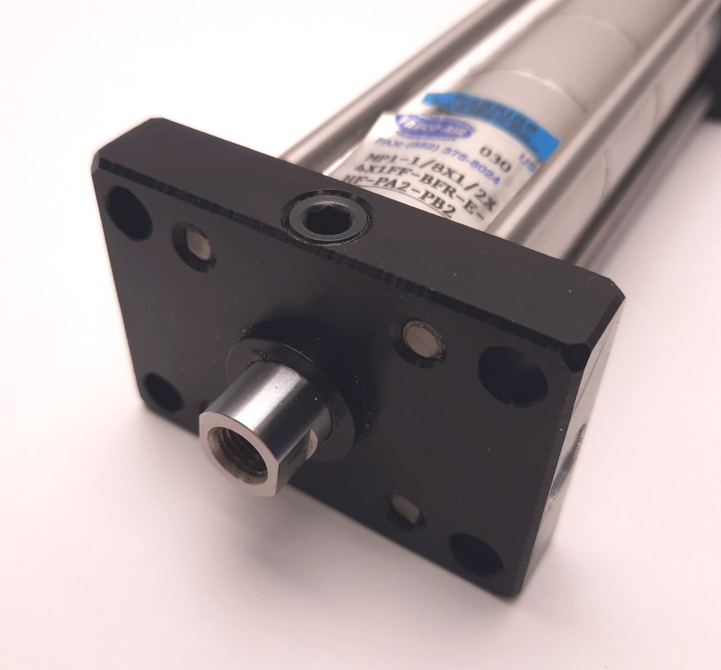 Used Fabco-Air MP1-1/8x1/2x4x1FF-BFR-E-HF-PA2-PB2 Pneumatic Cylinder 1/2" Stroke