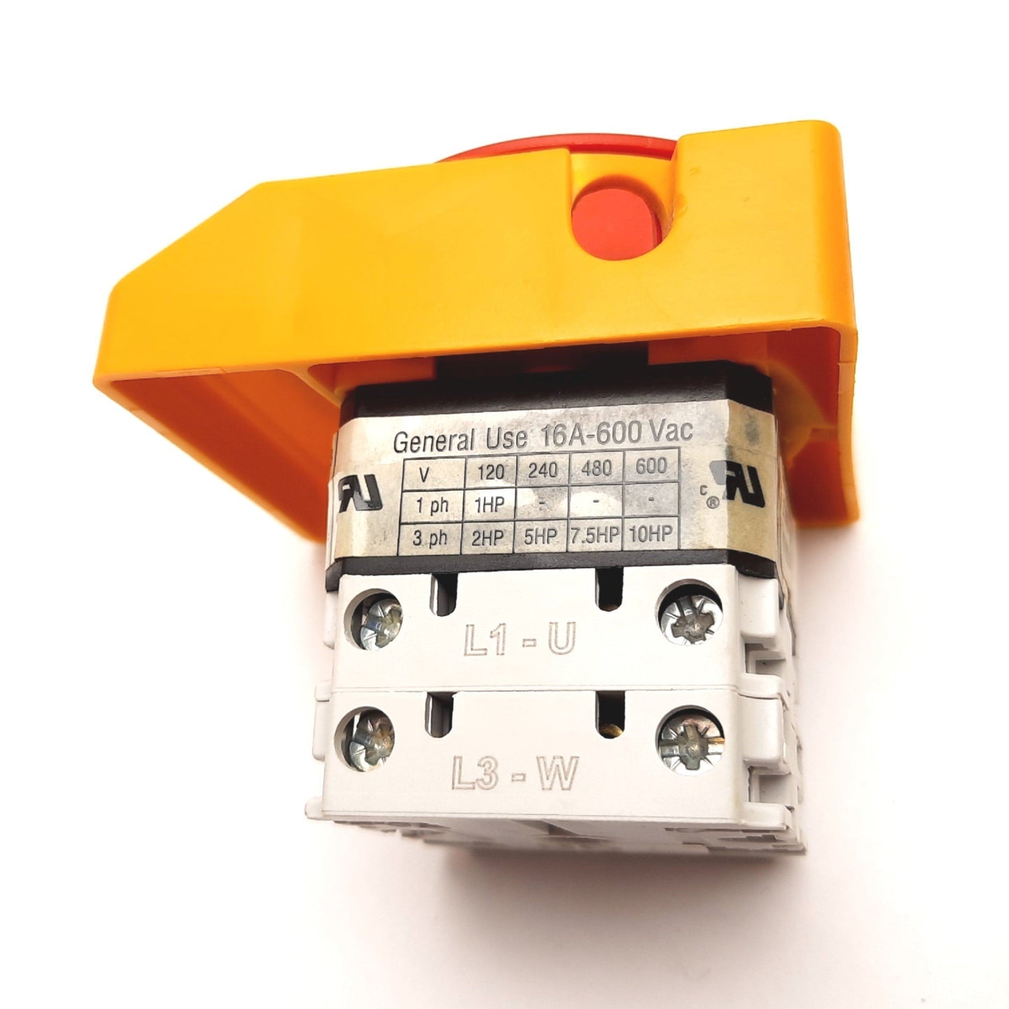 Used Baco SS3EV493A PR17 Rotary Disconnect Switch, 3-Pole, Rating: 25A 600VAC