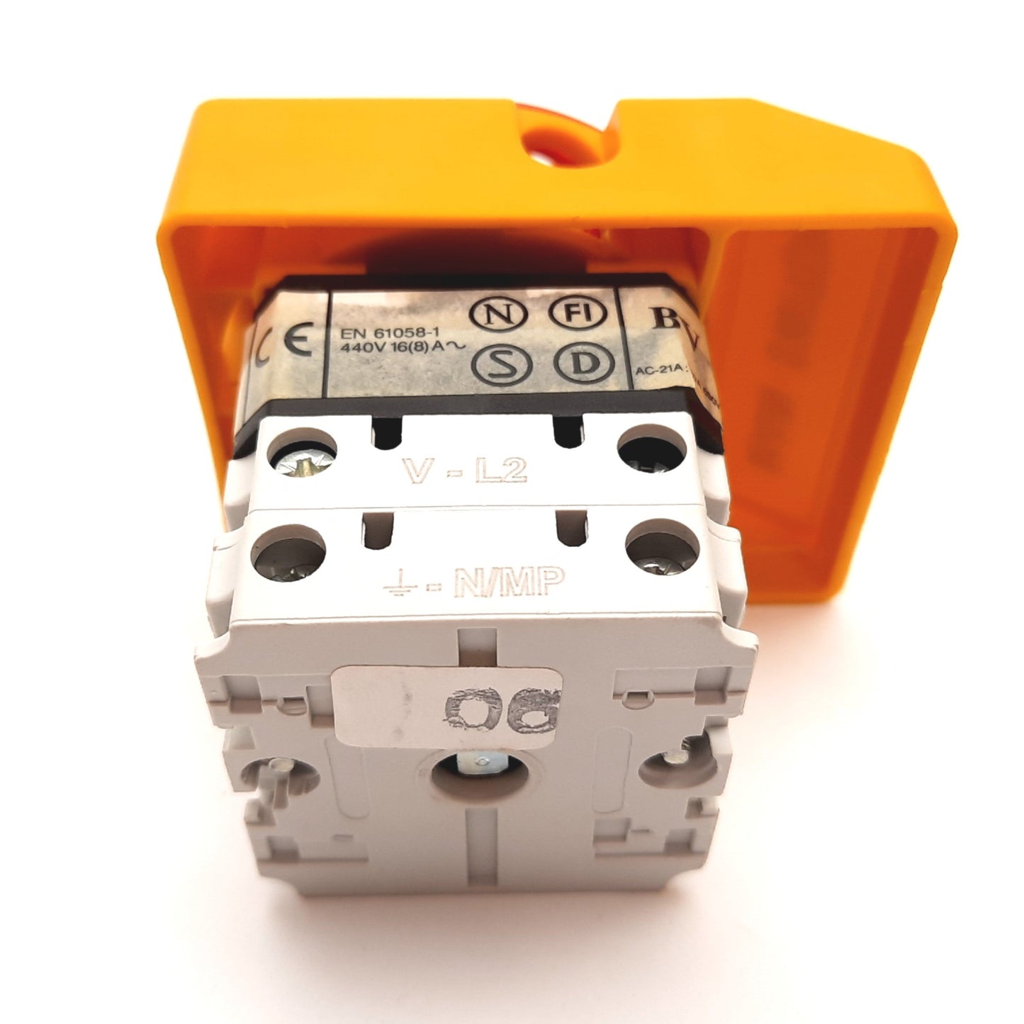 Used Baco SS3EV493A PR17 Rotary Disconnect Switch, 3-Pole, Rating: 25A 600VAC