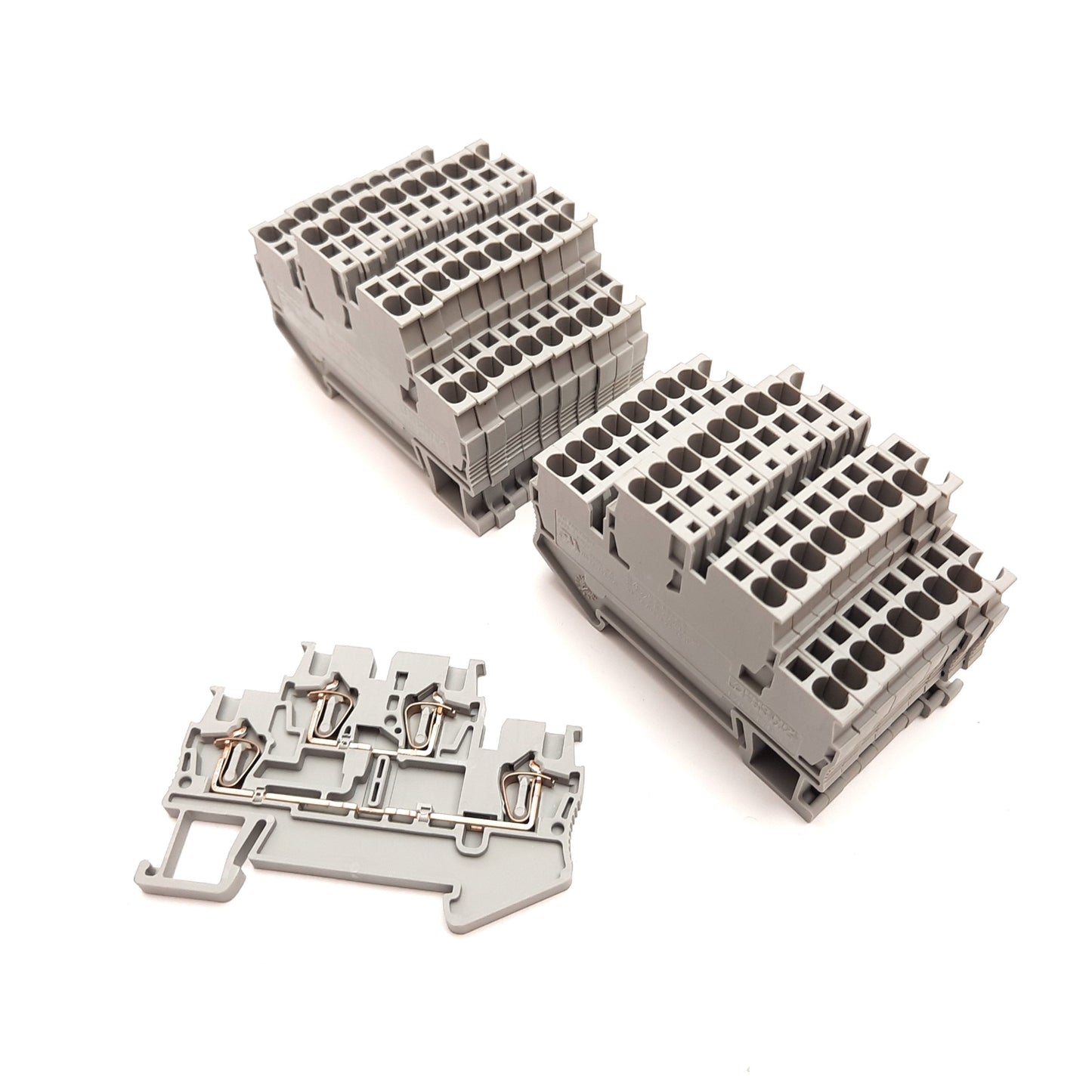 Used Lot of 20 Phoenix Contact STTB 1.5 Terminal Block, Double Level, Spring Cage