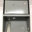 Used Hoffman C8C12 Sloped Cover Operator Control Consolet Enclosure 8x12x7" *Holes*