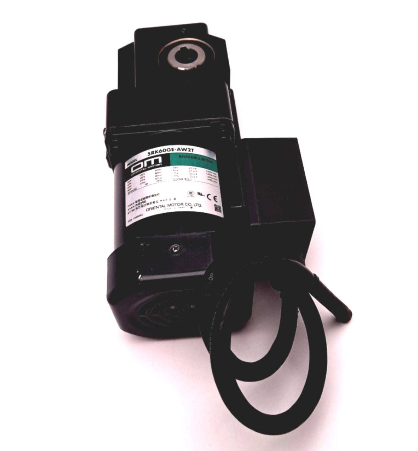 Used Oriental Motor 5RK60GE-AW2T Reversible Motor With 5GE180RH Gear Head 110/115 VAC