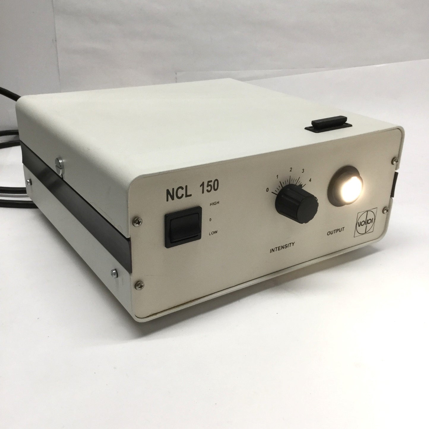 Used Volpi 17103.002 NCL 150 Fiber Optic Microscope Illuminator, 120VAC, EKE Lamp