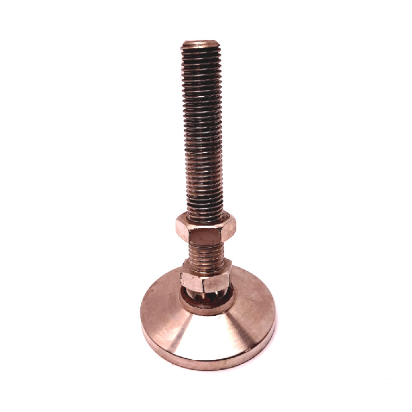 Used Swivel Leveling Mount Feet With Threaded Stud, Thread 1"-8, 15,000 LBS