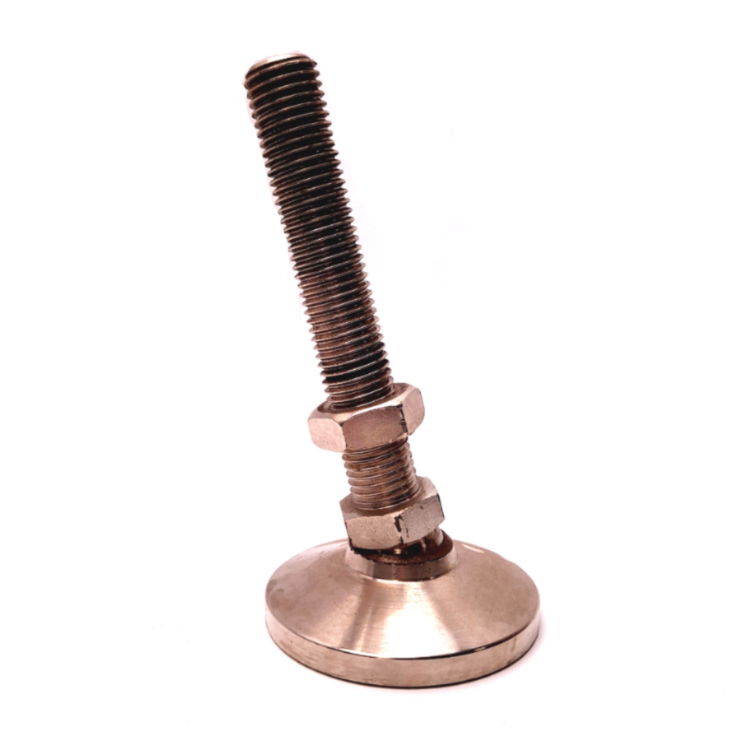 Used Swivel Leveling Mount Feet With Threaded Stud, Thread 1"-8, 15,000 LBS