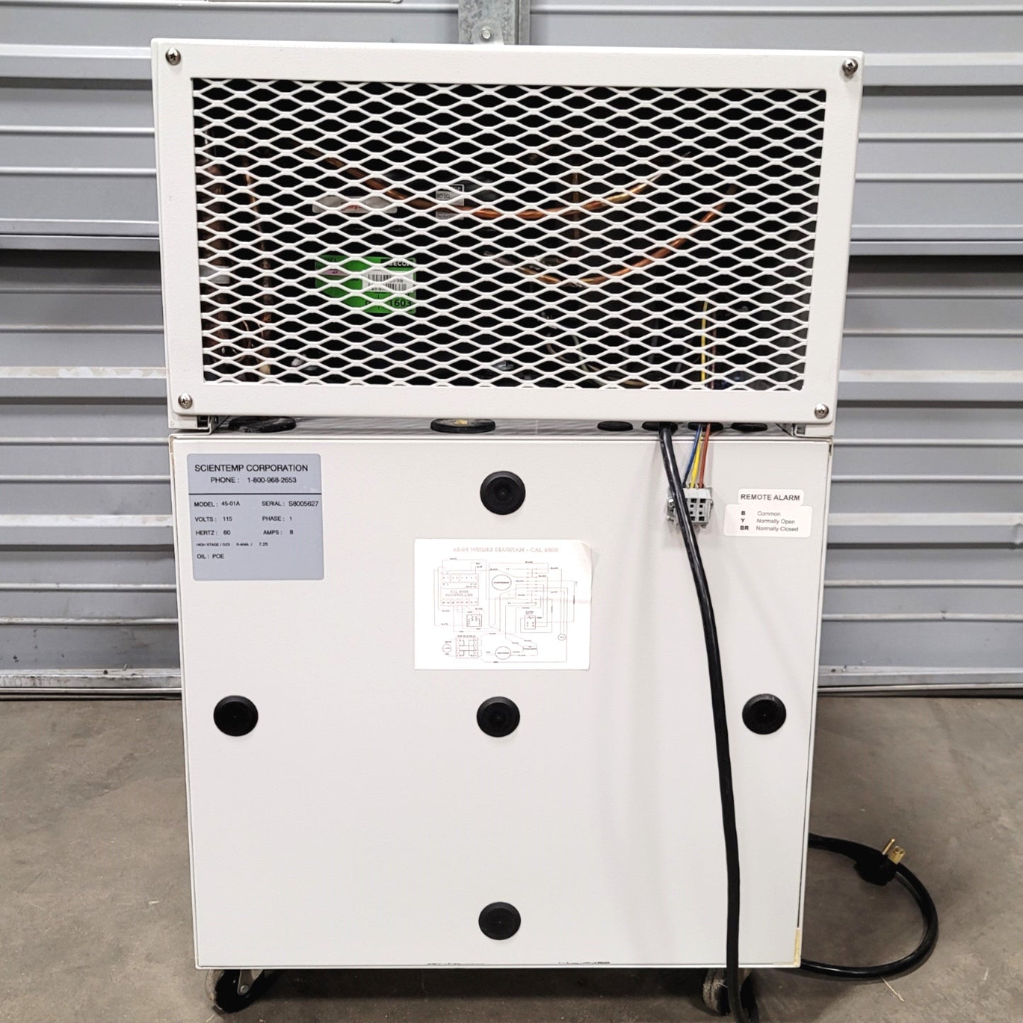 Used ScienTemp Model 45-01A Ultra Low Temp Benchtop Lab Freezer 32°F To -50°F, 115VAC