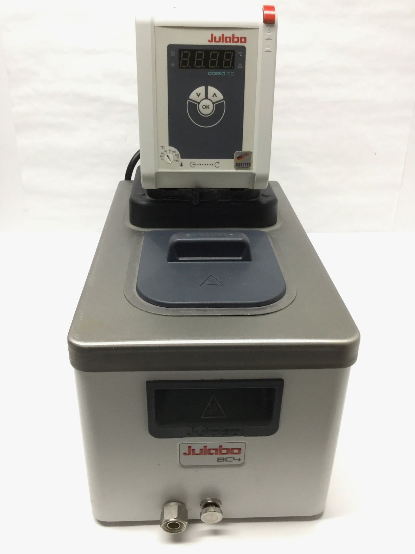 Used Julabo CORIO CD-BC4 Heating Immersion Circulator, 20-150°C, 4L Bath, 115VAC