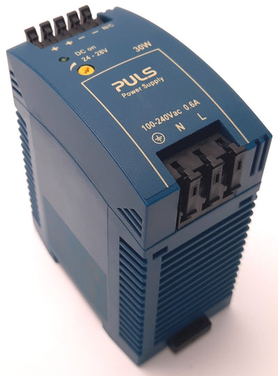Used Puls ML30.100 Power Supply Din Rail Mount 100-240v AC In, 24-28v DC 1.3A Out
