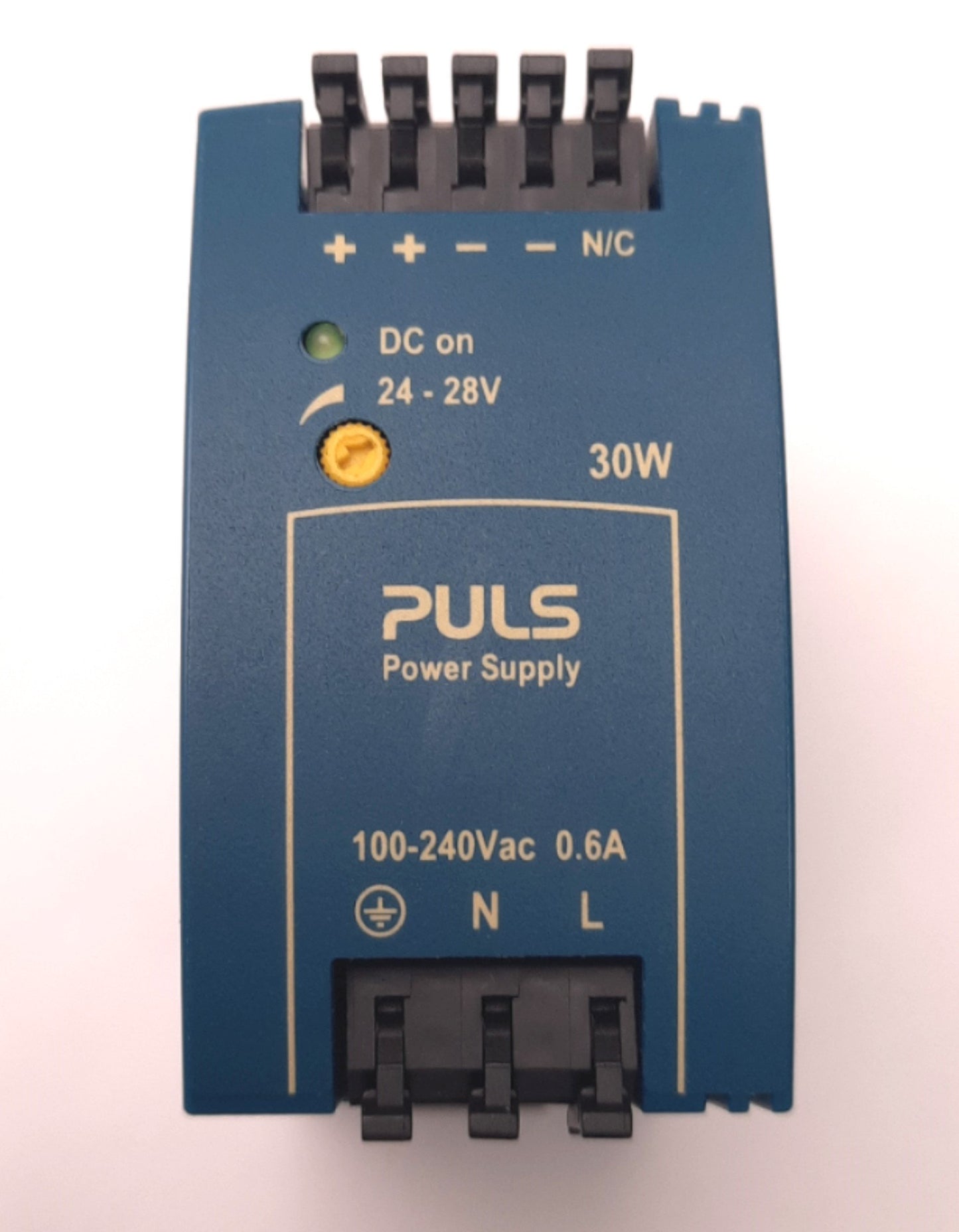 Used Puls ML30.100 Power Supply Din Rail Mount 100-240v AC In, 24-28v DC 1.3A Out