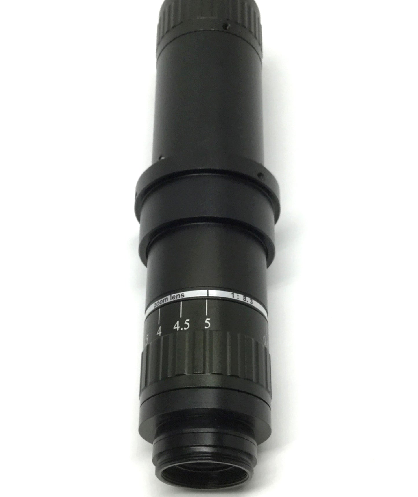 Used Omano Monocular Video Microscope Inspection Camera Zoom Lens 0.6X - 5X, C-Mount