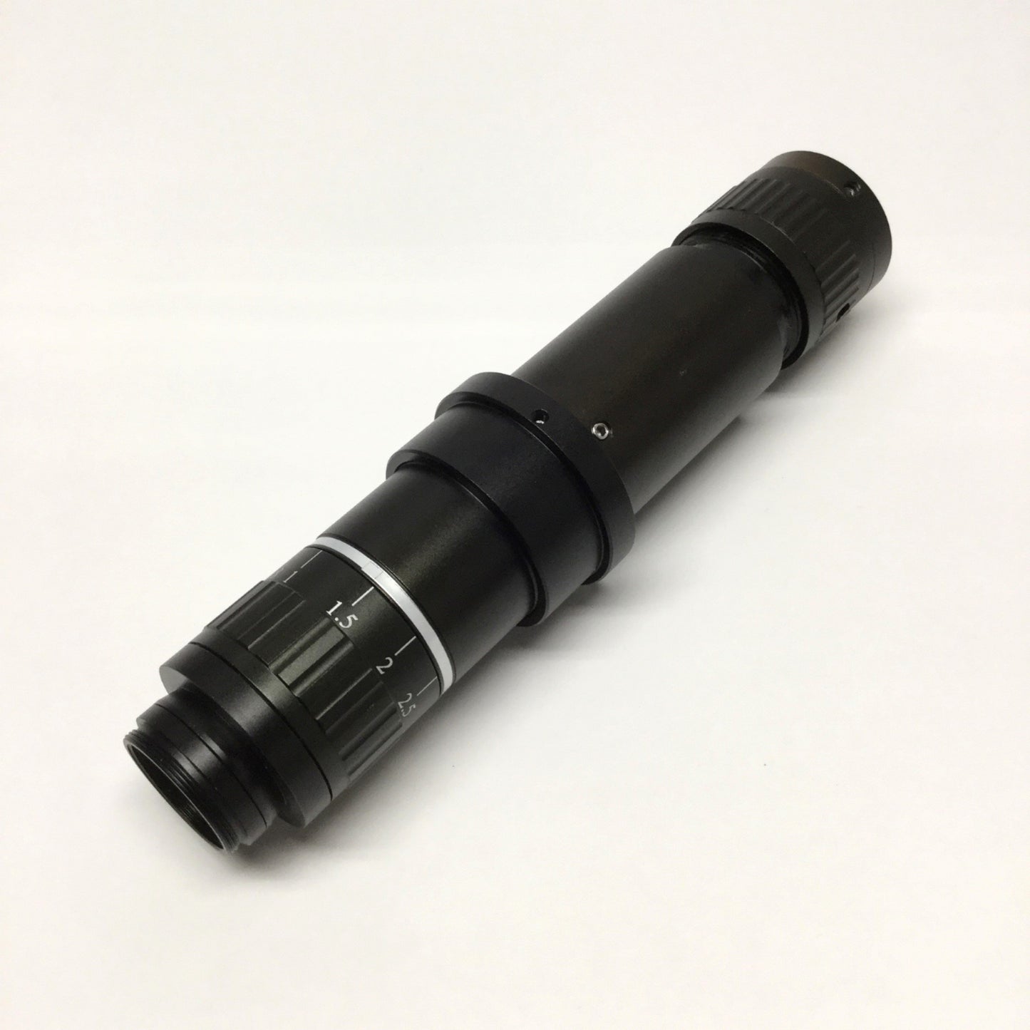 Used Omano Monocular Video Microscope Inspection Camera Zoom Lens 0.6X - 5X, C-Mount