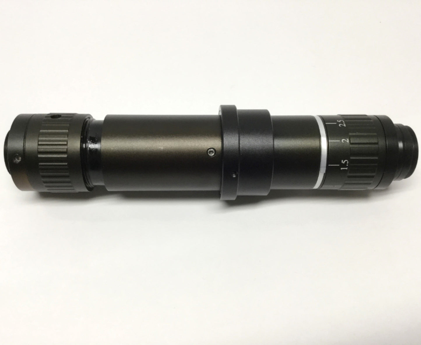 Used Omano Monocular Video Microscope Inspection Camera Zoom Lens 0.6X - 5X, C-Mount