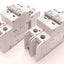 Used Lot of 2 Eaton WMZT2D10 Circuit Breaker 96v DC 480v DC 10A, 2 Poles, DIN Mount