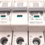 Used Lot of 2 Eaton WMZT2D10 Circuit Breaker 96v DC 480v DC 10A, 2 Poles, DIN Mount